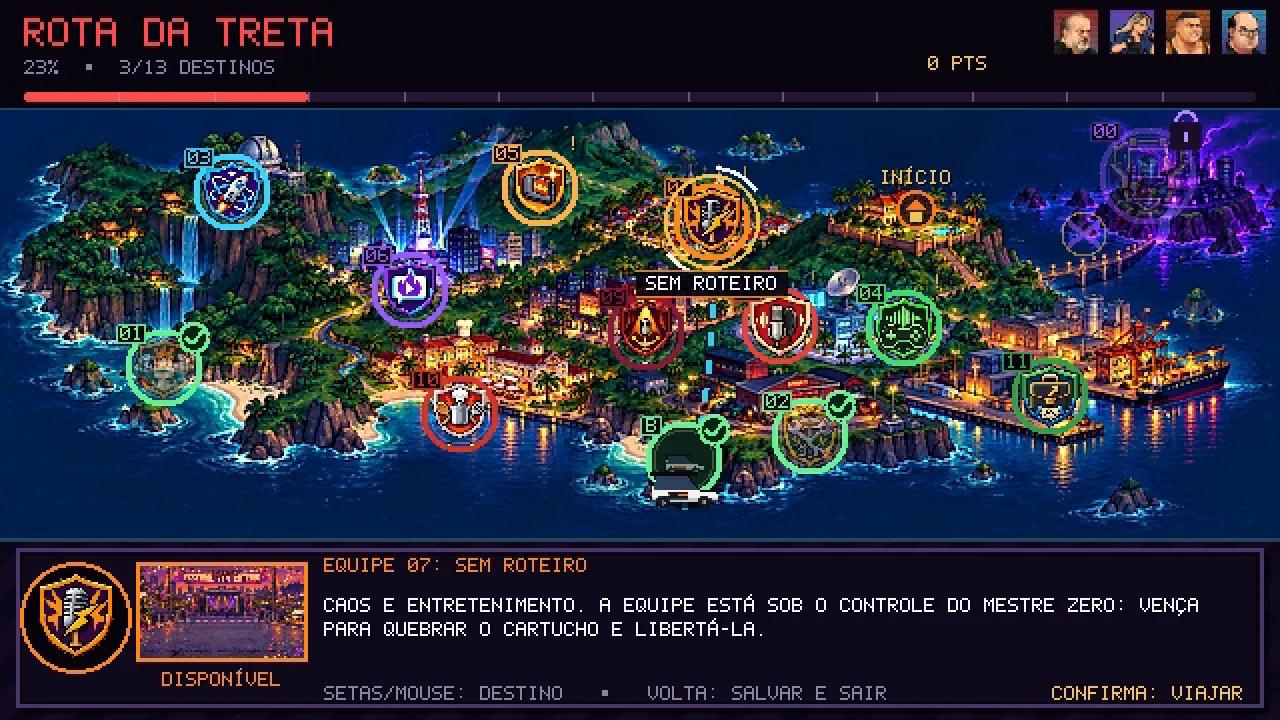 Mapa do Modo História